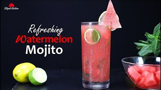 Watermelon Mojito  Watermelon Mocktail  Refreshing Home made Watermelon Juice  Summer Drink [upl. by Htebzil]