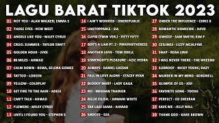 Lagu Barat Tiktok Viral 2023  Lagu Barat Terbaru 2023 Spotify Tiktok Joox Resso [upl. by Town866]