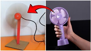 how to make table fan  Making a table fan at home [upl. by Honig]