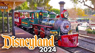 Disneyland Railroad 2024  Disneyland Ride 4K60 POV [upl. by Azial]