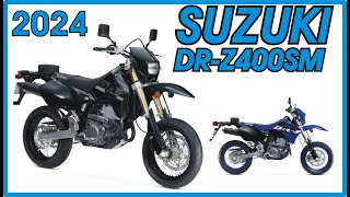 Exploring the 2024 Suzuki DRZ400SMs Exhilarating SuperMoto Ride [upl. by Oloap]