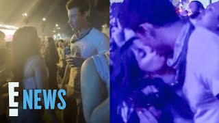 Shawn Mendes amp Camila Cabello KISS During Coachella Reunion  E News [upl. by Lapham]