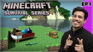 A New Journey  Minecraft Survival Episode 1 [upl. by Maiah]