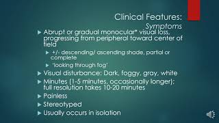 Amaurosis Fugax Diagnosis and Management [upl. by Farrison]