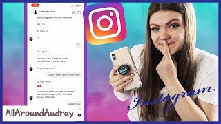 Going Undercover As A Fanpage on Instagram Spilling Tea AllAroundAudrey [upl. by Elsilrac]