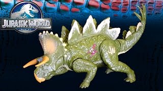 Opening Jurassic World STEGOCERATOPS Hybrid Dinosaur Action Figure [upl. by Nelaf]