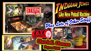 1653 Stern INDIANA JONES Pinball Like NEWWilliams ROAD KINGSBally WHO DUNNIT  TNT Amusements [upl. by Eiralc]