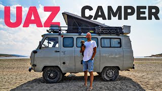 MIT DIESEM UAZ BUCHANKA NACH ASIEN  30000 Kilometer im DIY CAMPER [upl. by Deeann]