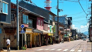 Japanese countryside Naoetsu walk Niigata 4K [upl. by Darryn]