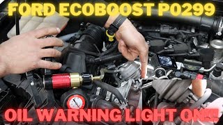 Focus Fiesta 10 EcoBoost P0299 oil light on [upl. by Yor968]