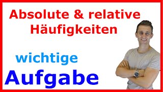 Absolute und relative Häufigkeit  Aufgabe  LehrerBros [upl. by Fatsug963]