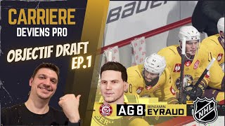 OBJECTIF DRAFT  Episode 1  NHL 24 DEVIENS PRO  nhl24 [upl. by Basilius]