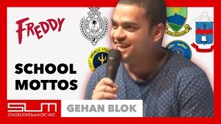 Sri Lankan School Mottos And What They Actually Mean  Gehan Blok at Freddy [upl. by Angie]