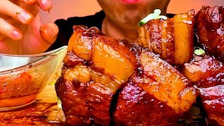 pork fat eating challenge  pork meat eating channel gurung eating channel  pork mukbang  mukbamg [upl. by Merwin]