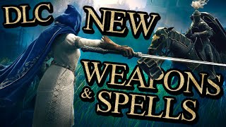 Elden Ring New DLC Weapon Movesets And Spells [upl. by Neimad]