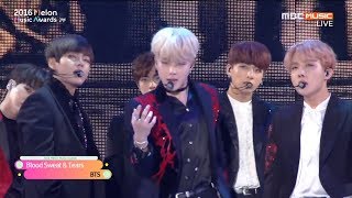 HD 60FPS  BTS  BLOOD SWEAT amp TEARS  FIRE live  MELON MUSIC AWARDS 2016 MMA [upl. by Zosema]