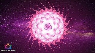 CROWN CHAKRA  Powerful Healing Meditation Music [upl. by Soisanahta]