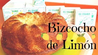 Como hacer bizcocho de limón esponjoso FÁCIL Y RÁPIDO  Bizcochuelo de limón y yogurt casero [upl. by Felipe]