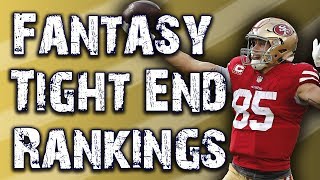 2019s Best Fantasy Tight End Values Rankings Booms Busts and Sleepers [upl. by Ophelia]