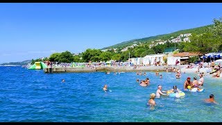 Beaches Crikvenica Croatia 2020 [upl. by Eilsek256]