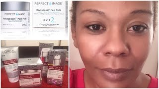 GLYCOLIC ACID PEEL  Loreal Revitalift Bright Reveal Skincare Line  ReviewDemo [upl. by Small]