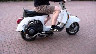 Vespa PX 80 mit Pipe Design Charger [upl. by Henrique929]