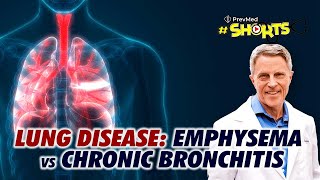 SHORTS Lung Disease Emphysema vs Chronic Bronchitis [upl. by Erdnoid113]