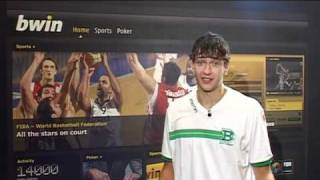 The FIBA World Championship 2010 insight with Donatas Motiejunas [upl. by Lliw]