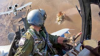 US A10 Pilots Extreme Techniques to Hit Target With Crazy Accuracy [upl. by Lenroc]