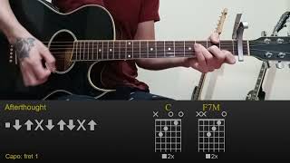 Joji amp BENEE  Afterthought  Easy Guitar Lesson Tutorial with ChordsTabs and Rhythm [upl. by Till]