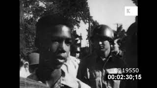 1950s USA Little Rock High School Desegregation Protest [upl. by Mandal547]