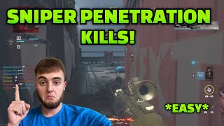 UPDATED WAY TO GET EASY SNIPER PENETRATION KILLS EASIEST METHOD [upl. by Hnid]