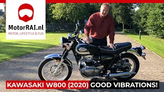 Kawasaki W800 2020  Test MotorRAInl  MotorRAI TV [upl. by Hahnke125]