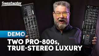 Total Stereo Immersion Dual Behringer Pro800 Synths for 3D Analog Soundscapes [upl. by Eedrahs]