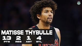 MATISSE THYBULLE CAME UP BIG IN OT DROPS 13PTS vs KINGS FULL HIGHLIGHTS [upl. by Currie]