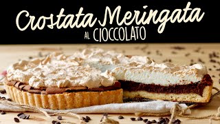 CROSTATA MERINGATA AL CIOCCOLATO Ricetta Facile  BuonIdea [upl. by Royall334]