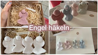 Engel häkeln 😇 Häkelanleitung Engel  Mary Crochet [upl. by Hurless]