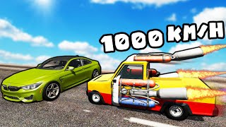 ❄️ SUPERSAMOCHODY KONTRA SILNIKI ODRZUTOWE  BeamNG Drive [upl. by Aitel]