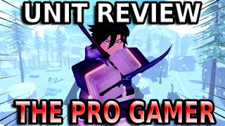 The Pro Gamer Unit Review  Anime Defenders [upl. by Nelubez51]