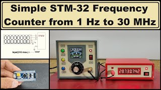 Simple STM32 Frequency meter from 1Hz to 30 MHz Arduino IDE [upl. by Christabel]