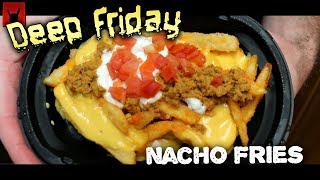 Deep Fried Taco Bell Nacho Fries  Deep Friday [upl. by Maggy575]