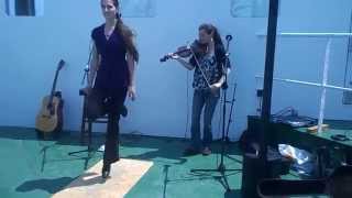 Irish Tap Dancing  Cooleys Reel  COSAN performing on The Holiday Island Ferry [upl. by Singer]