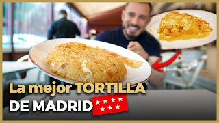 La MEJOR TORTILLA de PATATAS de MADRID según los EXPERTOS [upl. by Paton]