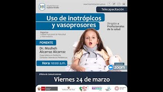 Uso de inotropos y vasopresores en niños [upl. by Velick131]