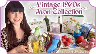 My Vintage 1970s Avon Cosmetic collection Over 100 pieces [upl. by Llehsor278]