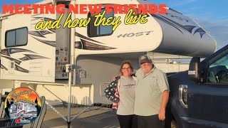 Meet Jack and Jodie and Tour their 2019 Host Mammoth 116 Truck Camper Sorry for the wind noise [upl. by Hoi]