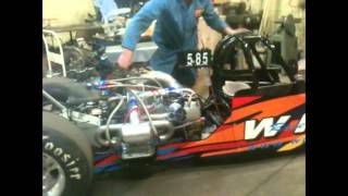 WPVW Dragster engine start with Pauter cylinders [upl. by Roch]