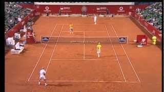 McEnroe Nastase In 2012 Bucharest Exhibition Highlights [upl. by Ylrahc]