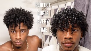 CURLY HAIR ROUTINE 2022  perfect curls every time [upl. by Searby]