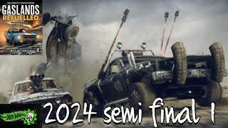 2024 semi final 1 gaslands battle report [upl. by Novoj]